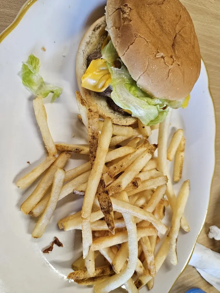 Cheese Burger with Fries