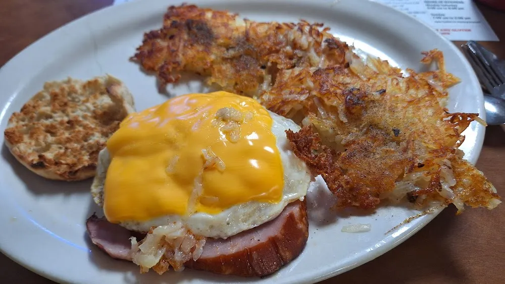 Egg and Cheese with Ham